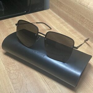 Authentic Saint Laurent SL 312 M Semimatte Black sunglasses